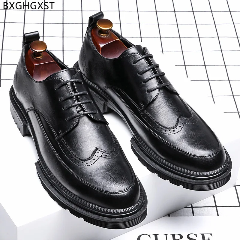 Cho Công Sở Nam Oxford Nam Đầm Giày Da Cao Cấp Thương Hiệu Giày Cưới Cho Nam 2022 Chaussure Homme Zapatos Hombre