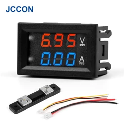 DC 0-100V 1A 10A 50A 100 EINE LED DC Dual Display Digital Currentv Voltmeter Digitale Meter DSN-VC288 modul