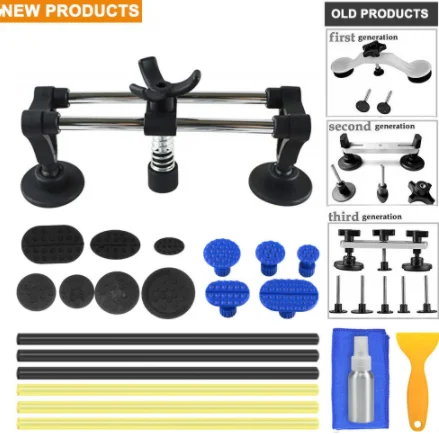 AUTOMATIC TOOL BODY REPAIR KIT CAR TOOTH PULLER WITH EXTRACT TABS