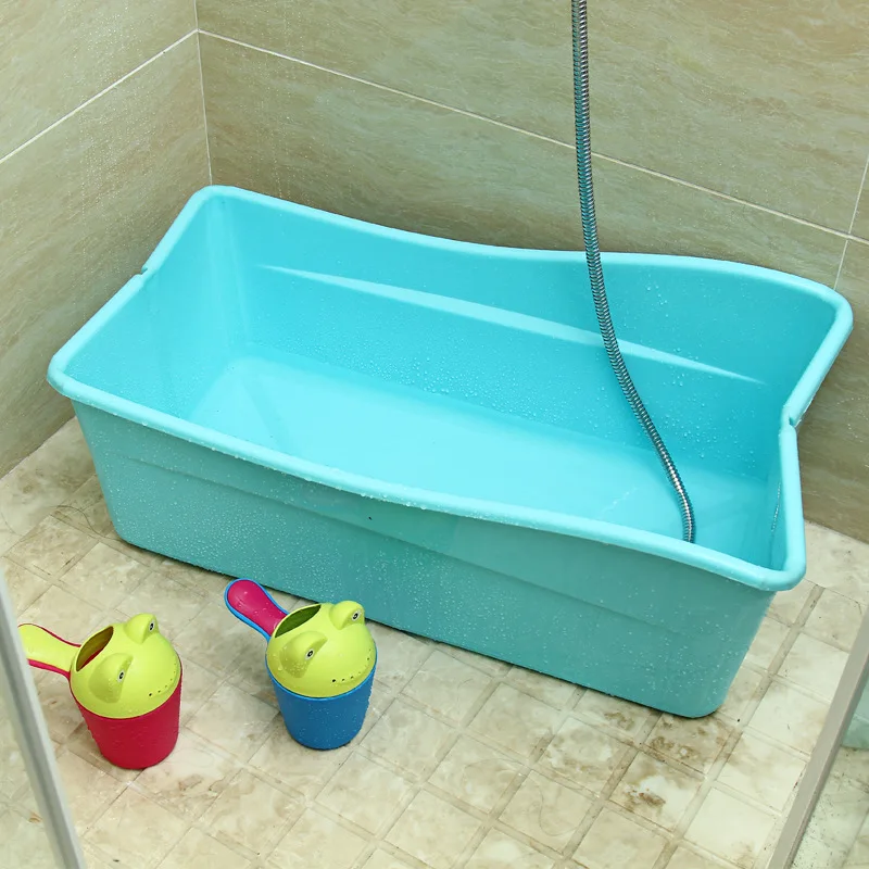 Baby Folding Bath Dolphin Plastic Plug Prevents Water Leakage Food-grade Raw Materials Safe Healthy Not Take Up Space Baby Tubs