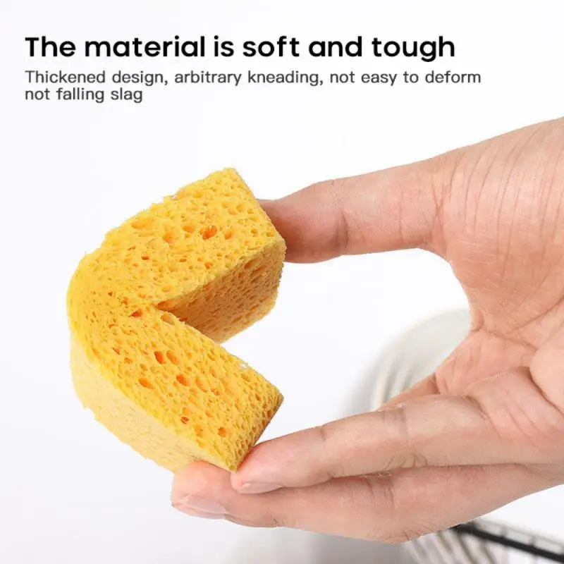 11x7x2.2cm Wood Pulp Sponge Eraser Magic Sponge Used For Household Bathroom Cleaning Brushes Kitchen Dish Cleaner Accessories