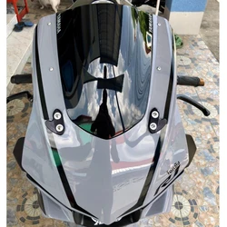 Windscreen For 2015 2016 2017 2018 2019 Yamaha YZF-R1 YZF-R1M YZF R1 R1M R1S Wind Screen Deflectors Windshield Smoke Iridium