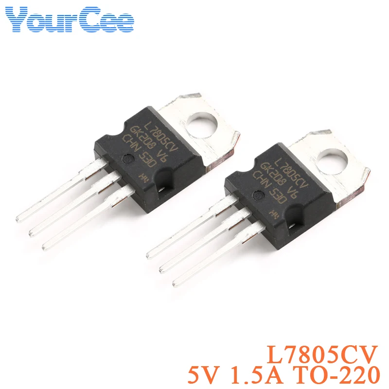 5pcs/lot Voltage Regulator IC L7812CV L7815CV L7824CV LM317T L7805CV L7806CV L7808CV L7809CV L7805ABV TO-220 Linear Chip IC