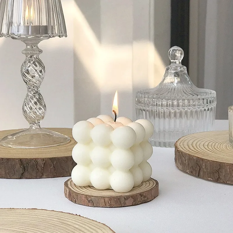 

Candle Korea Ins soy wax candle Net Red Rubik's Cube Aromatherapy Candles Home decorative scented candles aroma candles for home