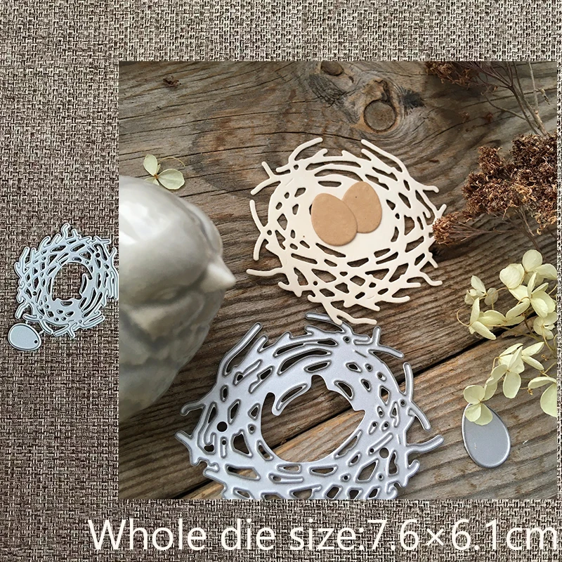 New Design Craft Metal stencil mold Cutting Die Bird nest decoration scrapbook die cuts Album Paper Card Craft Embossing