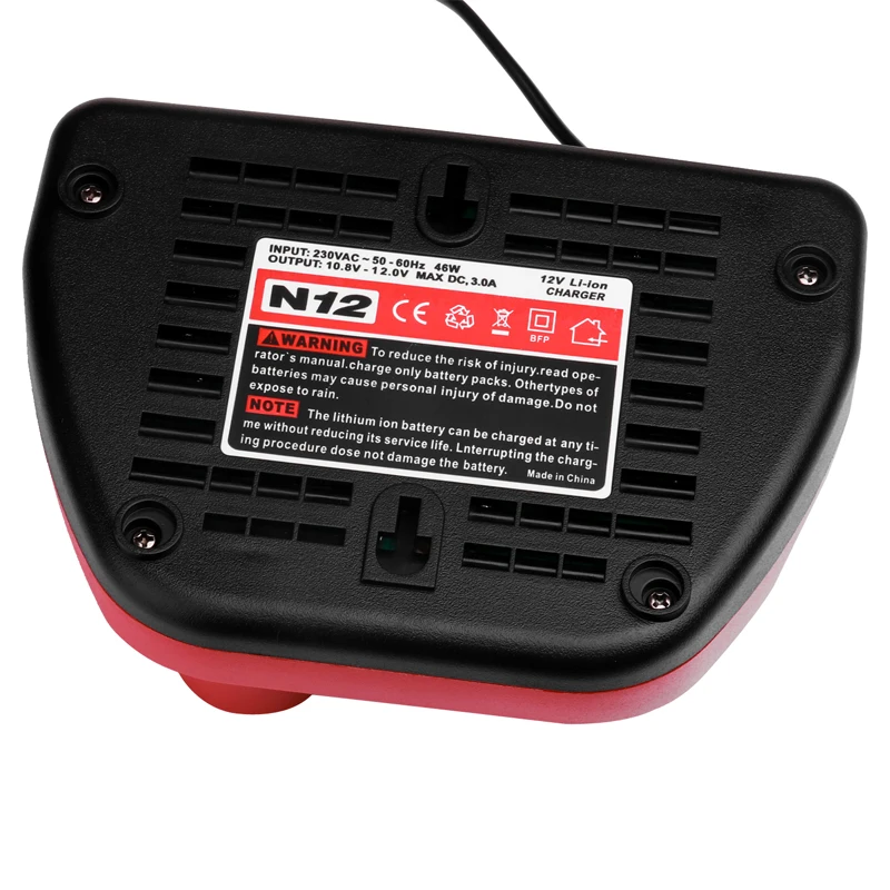 New Replacement Charger for Milwaukee 12V Li-ion Charger for Milwaukee M12 12 Volt 48-59-2401 48-11-2402 New