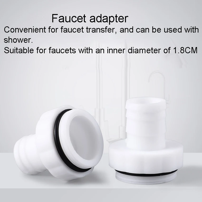 1 PCS Plastic Shower Faucet Splash Head Adapter 3CM*2.3CM Universal Kitchen Basin Multi-Function Adapter Accessories