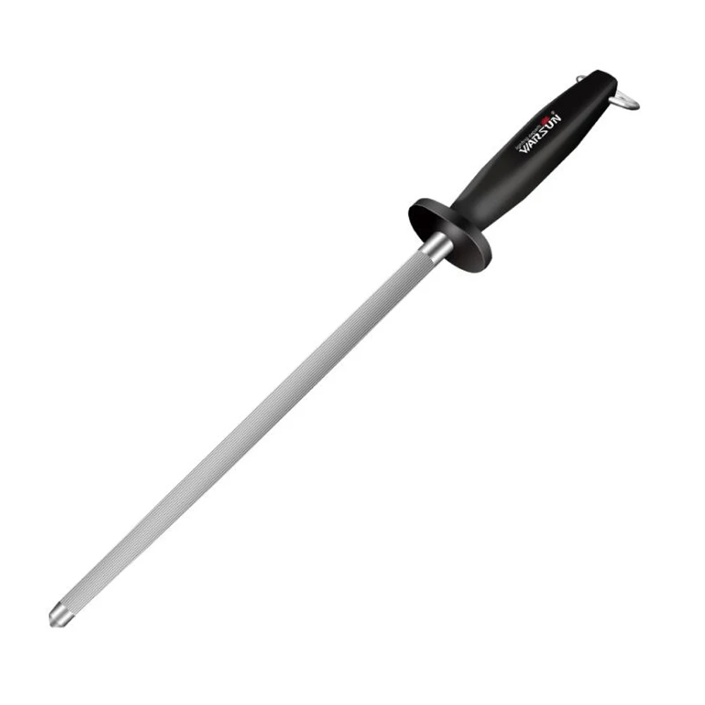 

8 inch Powerful Magnet Sharpening Rod High Carbon Steel Rod Knife Sharpener With ABS Handle