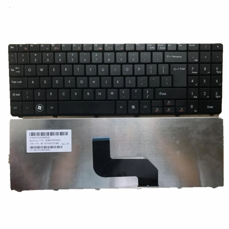 Klawiatura UI/SP do Packard Bell TR81 TR82 TR85 TR86 TR87 MS2274 MS2285 MS2288 MS2273 TJ65 TJ66 TJ67 TJ68 TJ71 TJ72 TJ73 TJ74