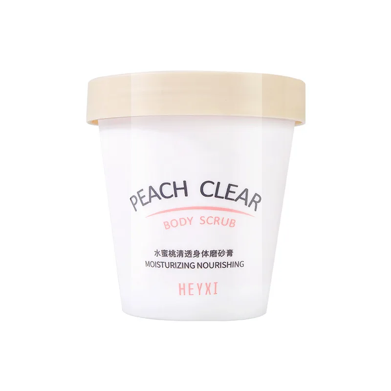 Peach Clear Body Scrub Treatment Skin Care Whitening Peeling Gel Remove Cutin Make Skin Tender