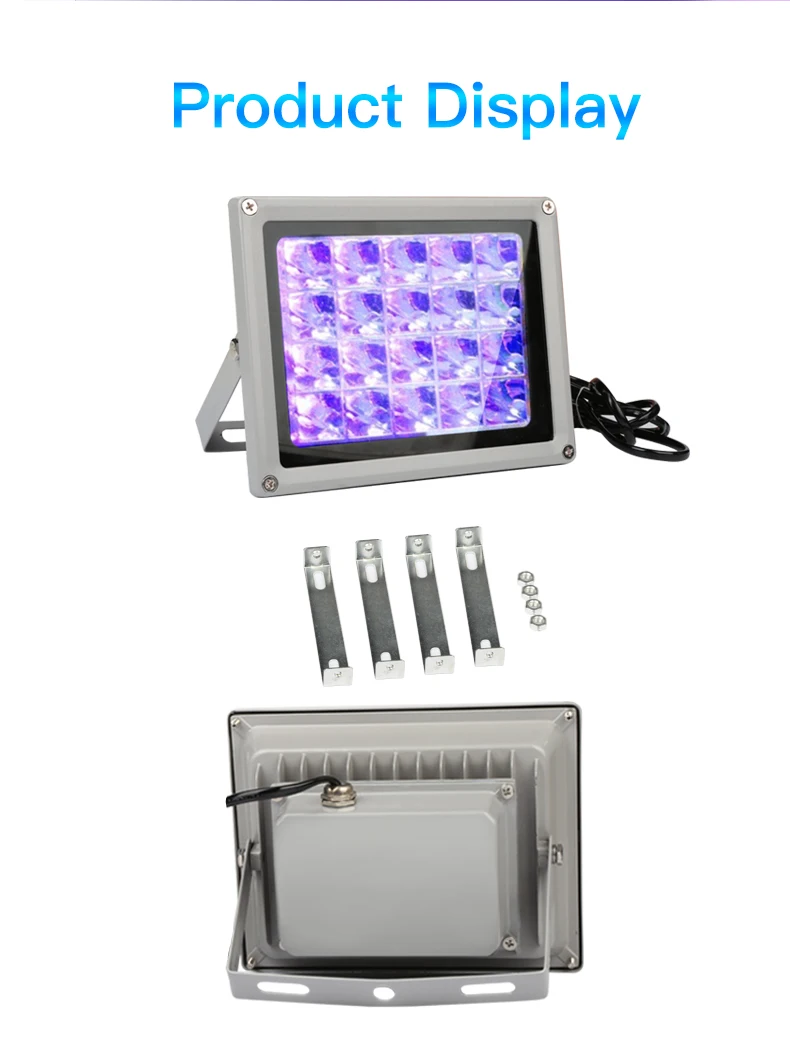 CRELITY 3D UV Curing Floodlight/Spotlight LED Resin Curing Lamp 20W 405nm UV Resin Output Effect Fast Curing for SLA DLP Printer