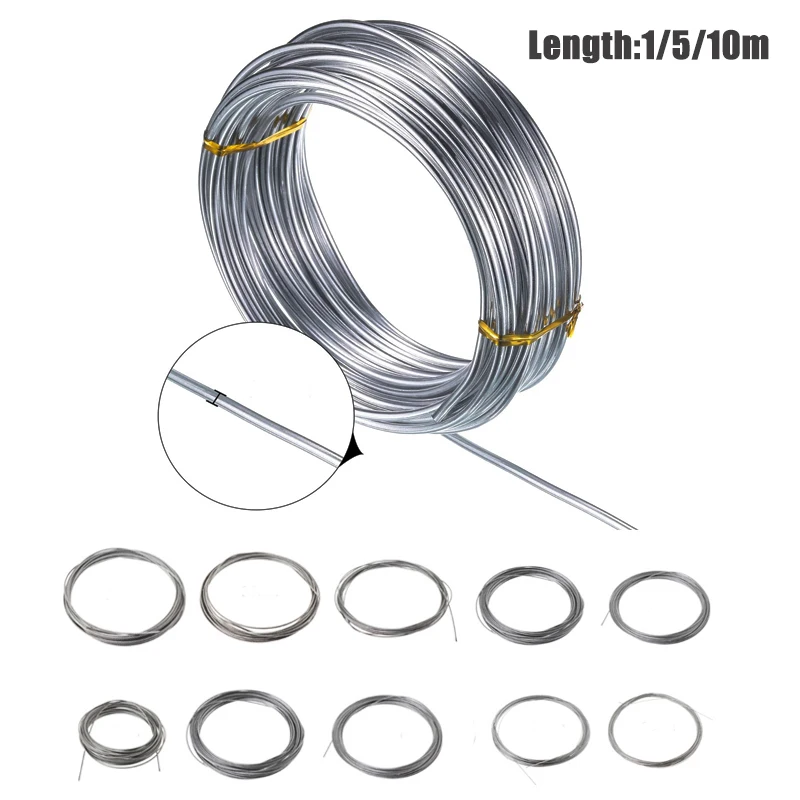 Stainless steel wire hard wire full hard wire 0.02~3mm Length 1M/5M/10M/50M/100M Steel Wire