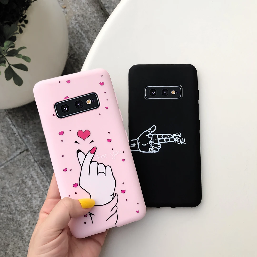 Case For Samsung Galaxy S10e Phone Case tpu Soft Silicone Cute Funny Cartoon Cover Case For Samsung Galaxy S10e G970F S 10e Case
