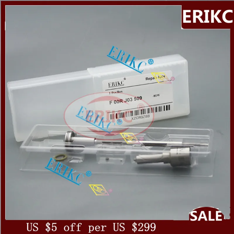 ERIKC Repair Kit F00RJ03509 Nozzle DLLA150P2197 Valve F00RJ01657 for Injector 0445120247 0445120395