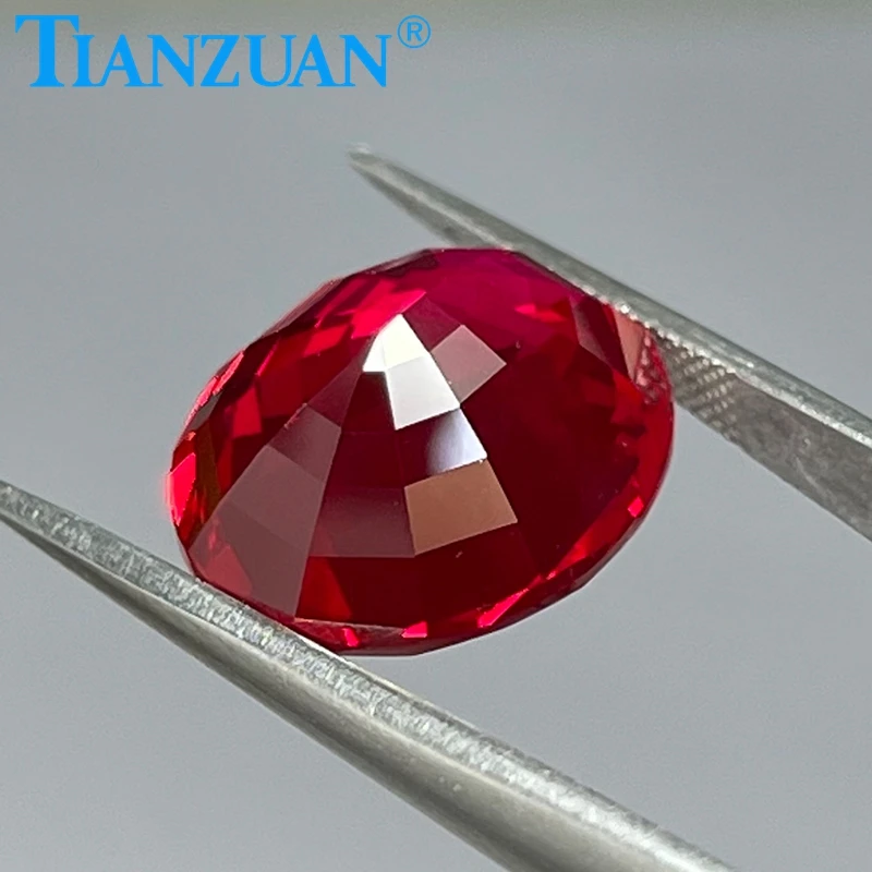 oval shape Thailand cut  Imitating Pigeon blood  red  ruby stone  artificial clear  loose gem stone