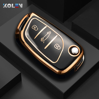 Fashion TPU Car Flip Key Case Cover Shell For Citroen C1 C2 C3 C4 C5 XSARA PICA For Peugeot 306 407 807 For DS DS3 DS4 DS5 DS6