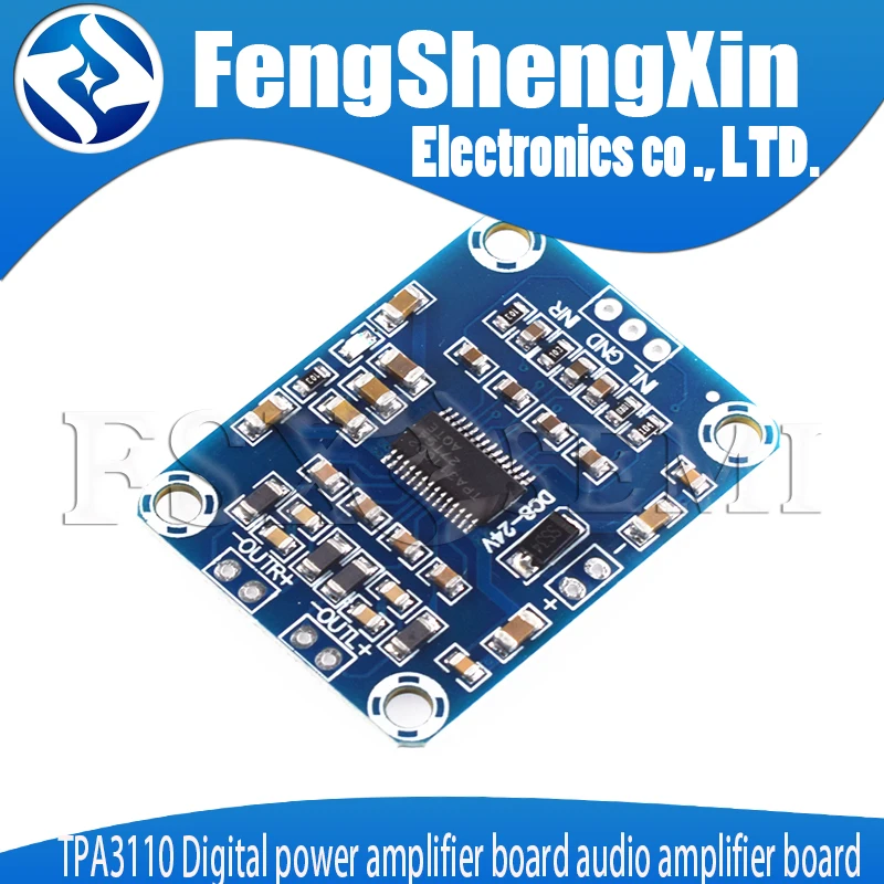 TPA3110 2X15W Digital Audio Stere Amplifier Board Module Mini Binaural AMP Controller 100dB DC 8-18V
