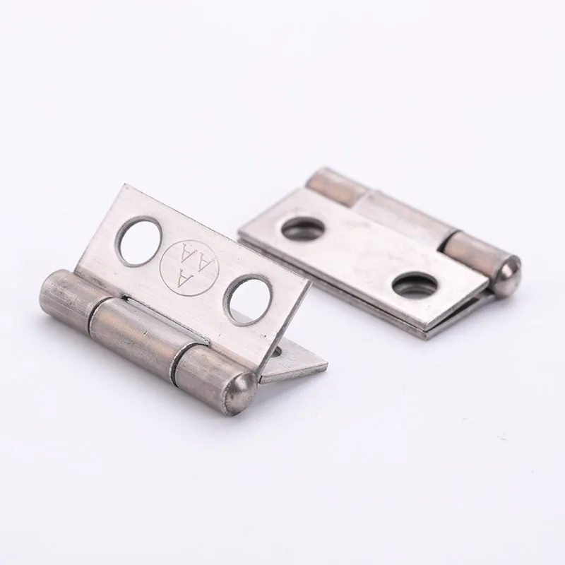 20PCS Stainless Steel 3A Small 1 Inch Furniture Hinge Hinge Length Is about 25mm Width 25mm Thickness 1.05mm Suitable for Doors