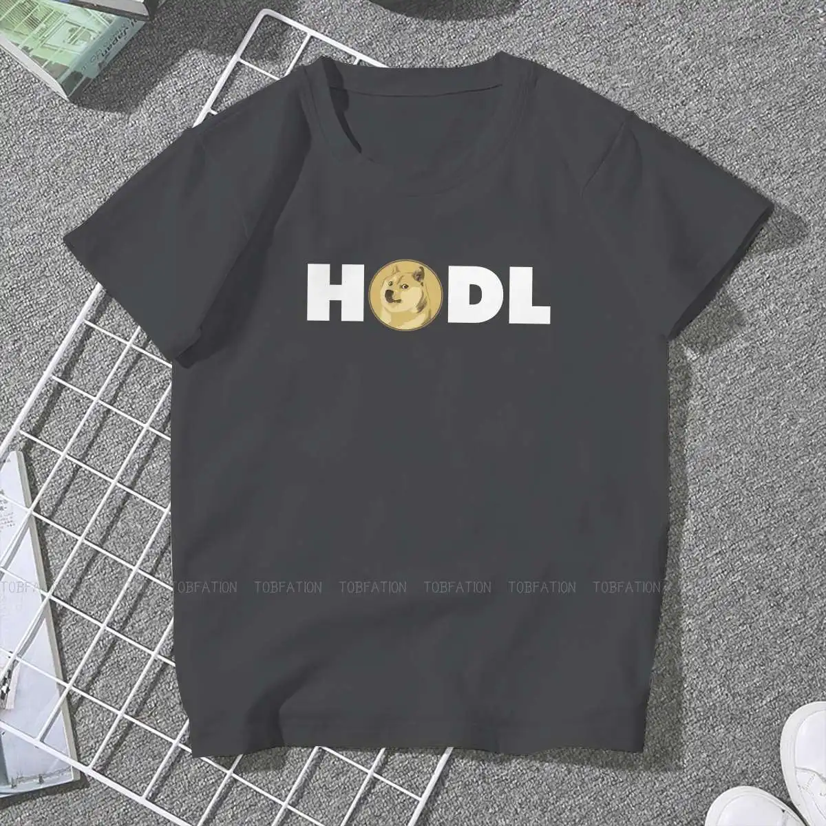 Dogecoin Hodl IT Essential Female Shirts Bitcoin Cryptocurrency Art Large Vintage Women Clothing Harajuku Casual Feminine Blusas