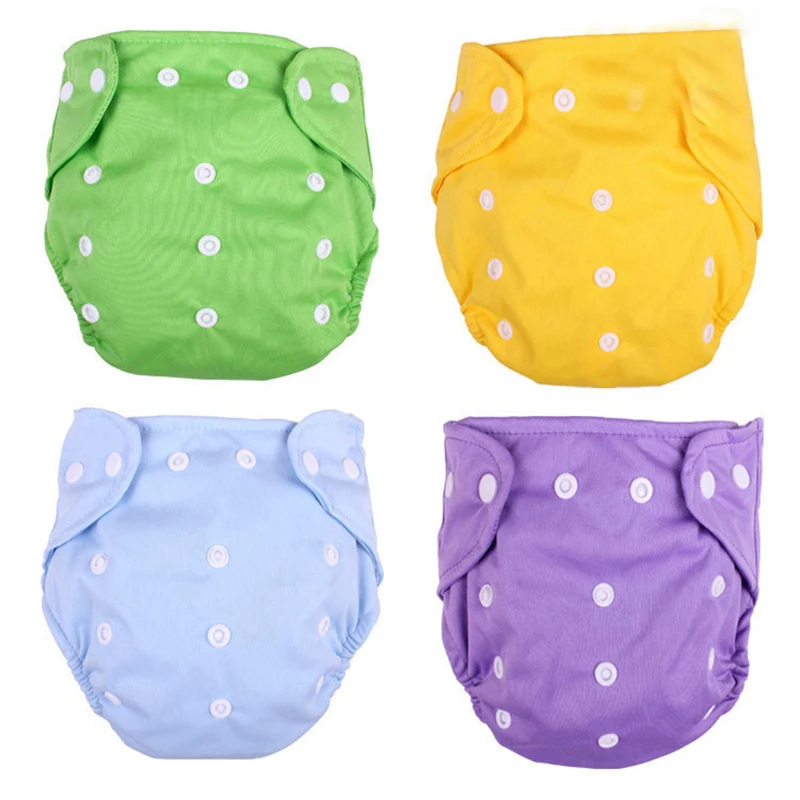 2021 cloth diapers washable diapers adjustable pull-up pants baby washable baby breathable waterproof padded diaper pants