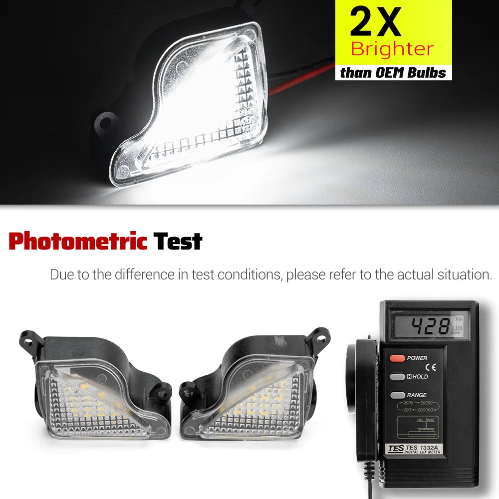 2x Error Free Led Under Side Mirror Puddle Light Kit For Skoda Octavia 3 5E 2 1Z Superb 3 B8 2 B6 Scout OEM: 3T0945291/2B