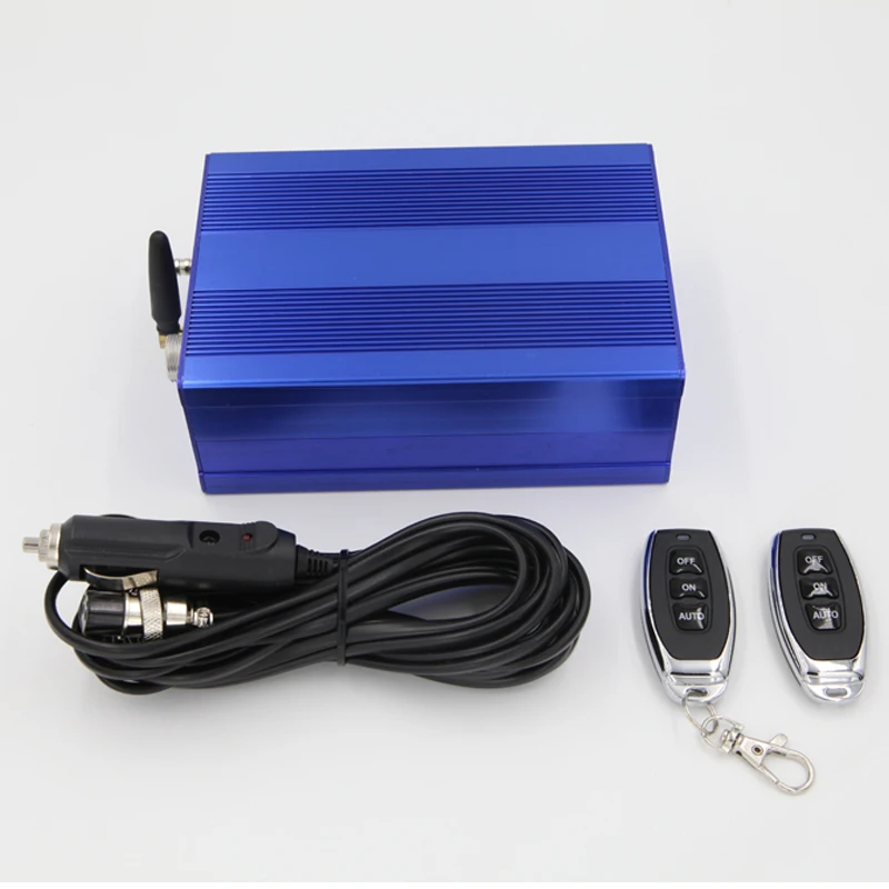 Universal vacuum pump controller box remote control of the exhaust valve actuator for exhaust valve