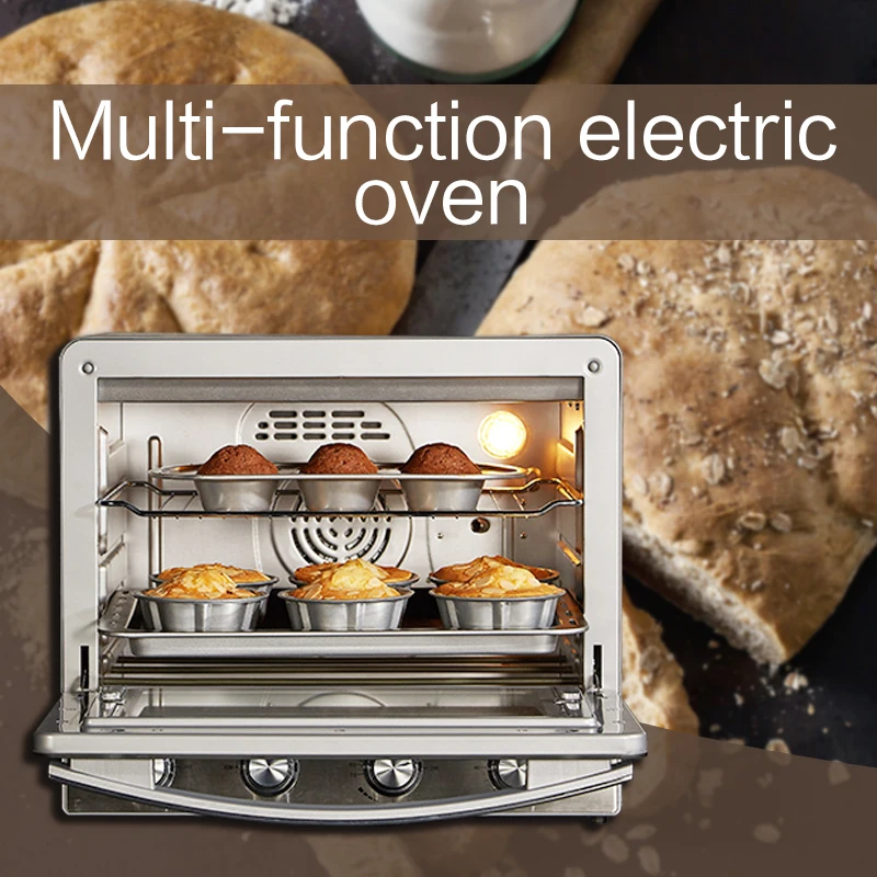 2000W Household Small Baking electric oven Vertical Multi-function oven 38L large capacity Commercial electric oven