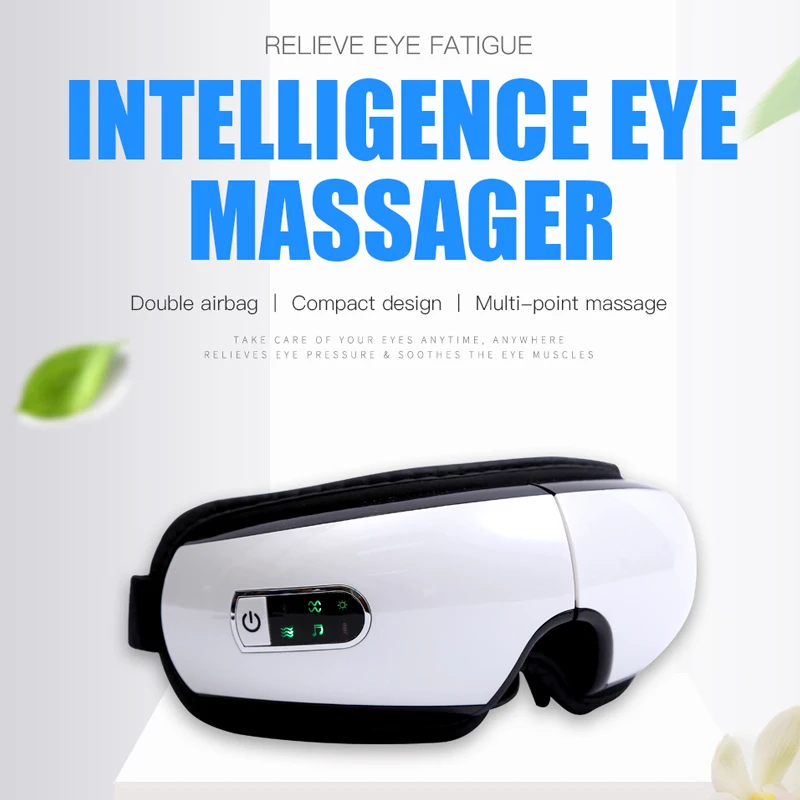 Electric Eye Massager Therapy Vibration Bluetooth-compatible Rechargeable Smart air pressure Heated Goggles Anti Wrinkles