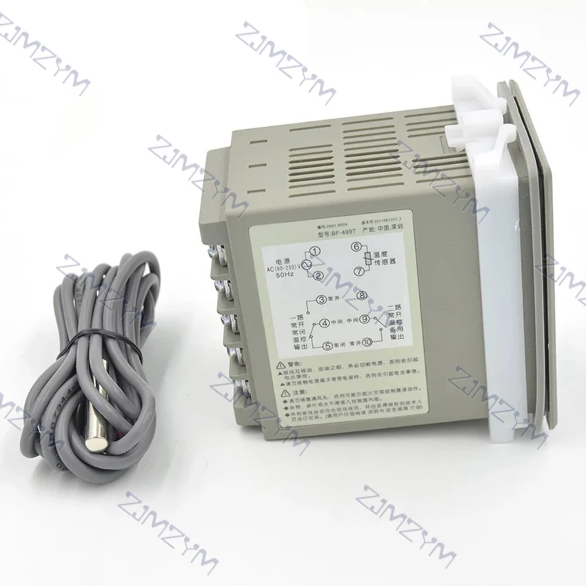 Controlador de temperatura Digital BF-499T, termostato con pantalla LED, termorregulador, relé de salida, calefacción, interruptor de refrigeración, Sensor de NTC-220