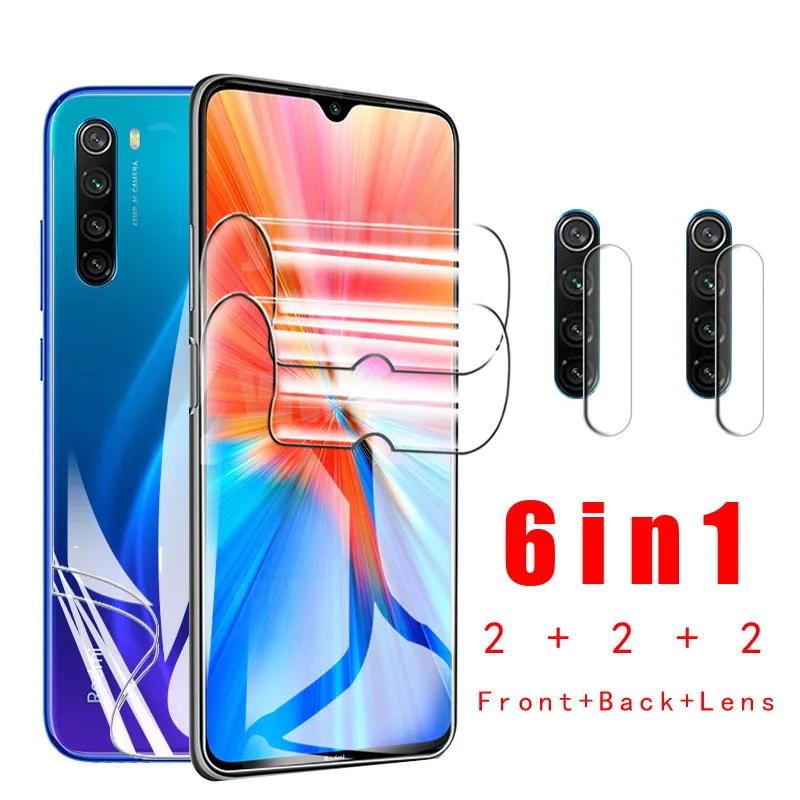 Hydrogel Film Redmi Note 8 Glass For Xiaomi Redmi Note 8 2021 Tempered Glass Screen Protector For Redmi Note 8 9 S 10 Pro Glass