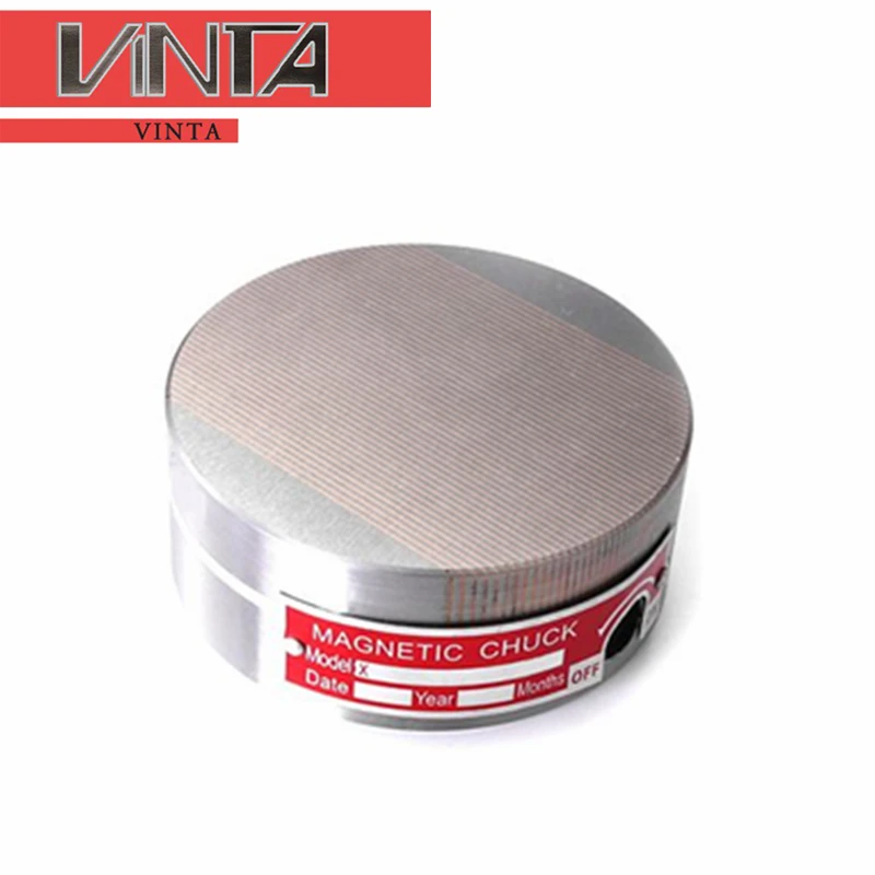 Magnetic Chuck Round Permanent Magnetic Suction Cup Specialized For Grinding Machine And Lathe Wire Cutting