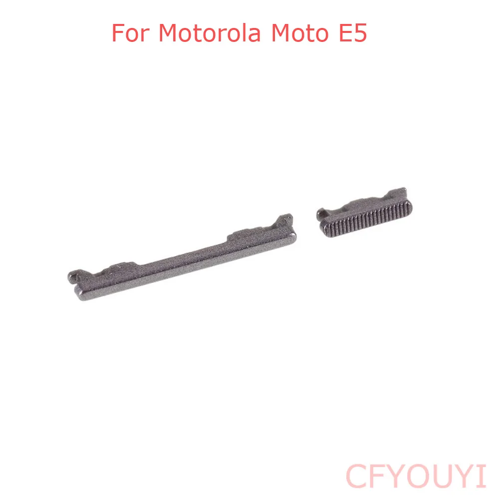 For Motorola Moto E5 Side Key Power Button and Volume Buttons Set Replacement Part E5 Plus