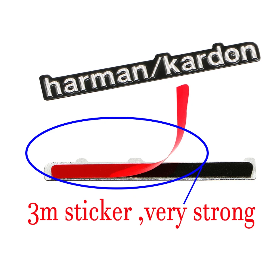 car interior sticker 3D UBL harman/kardon- audio stickers for BMW E46 E30 E39 E34 E60 E36 E38 M3 M5 M6 F10 F90 Z4