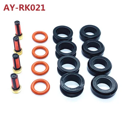 Free Shipping 4sets  Fuel Injector Repair Kit For Mazda 626 2.0L Protege1.8 L Mitsubishi Service kit  AY-RK021 RK022