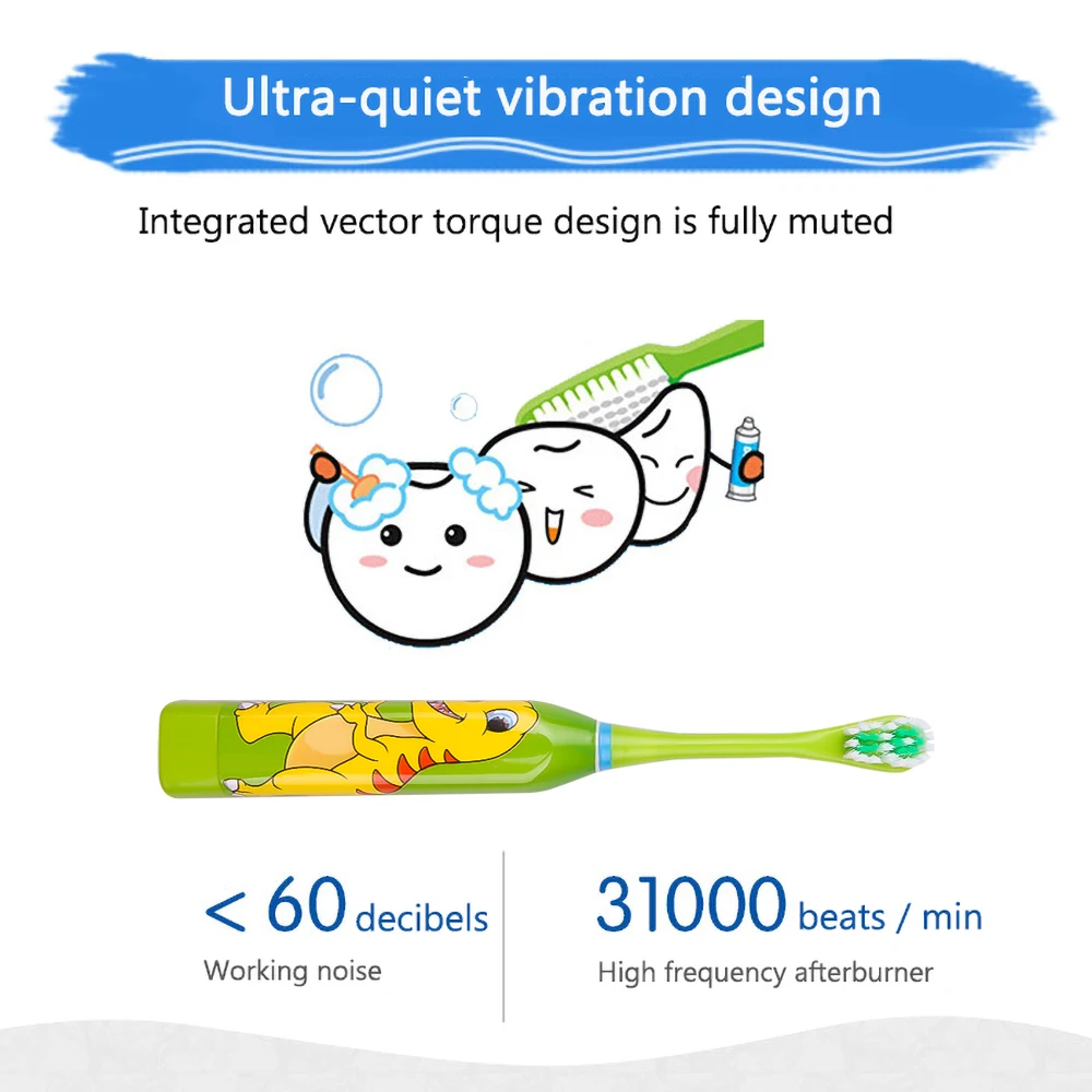 High Quality Eco Friendly Oral Care Factory Battery Charge Tooth Brush Powered Vibrate Automatic Sonic Electric Toothbrush