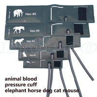 All Size Elephant Horse Dog Cat and Mouse veterinary blood pressure cuff of patient monitor for small animals with single tube