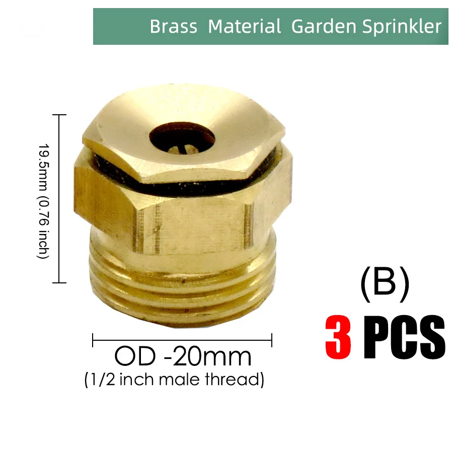 24 rodzaje mosiężna dysza ogród mgła zraszacz Spray miedź System chłodzenia mgłą dysza nawadniania 1/2 \