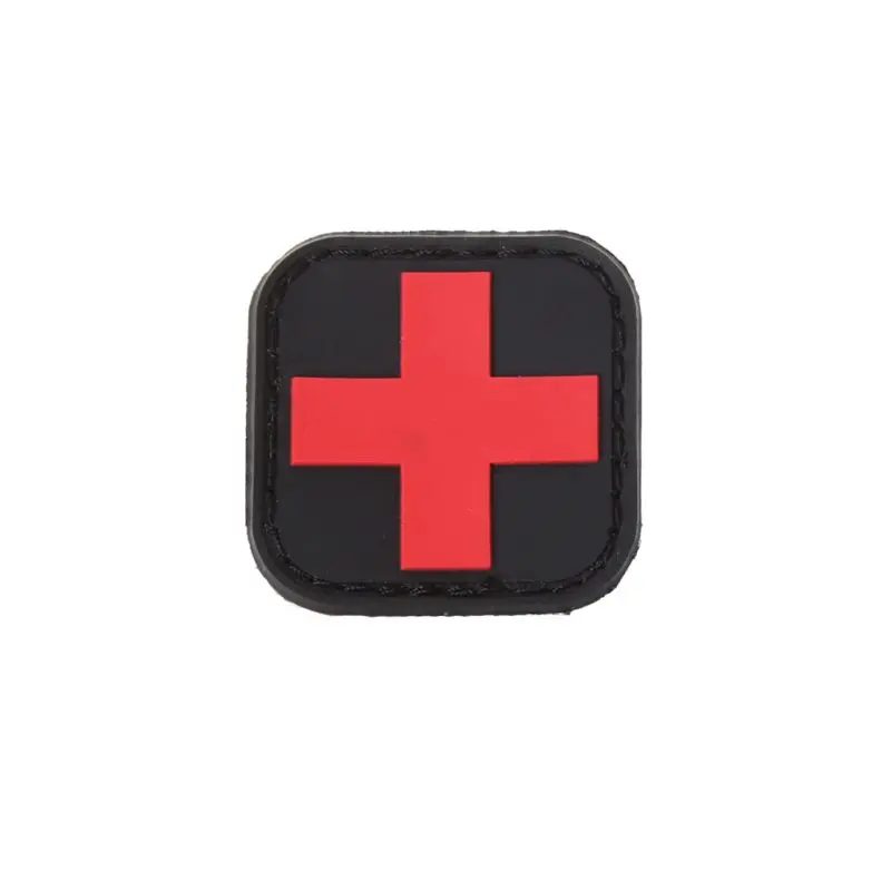 Armband First Aid Outdoor Hunting Medical Personnel Badge Brassard Red Sticker PVC Patch Morale Accessories