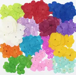 1Set Pressed Dried Hydrangea Flower Herbarium For Nail art Epoxy Resin Pendant Necklace Jewelry Making Craft DIY Accessories