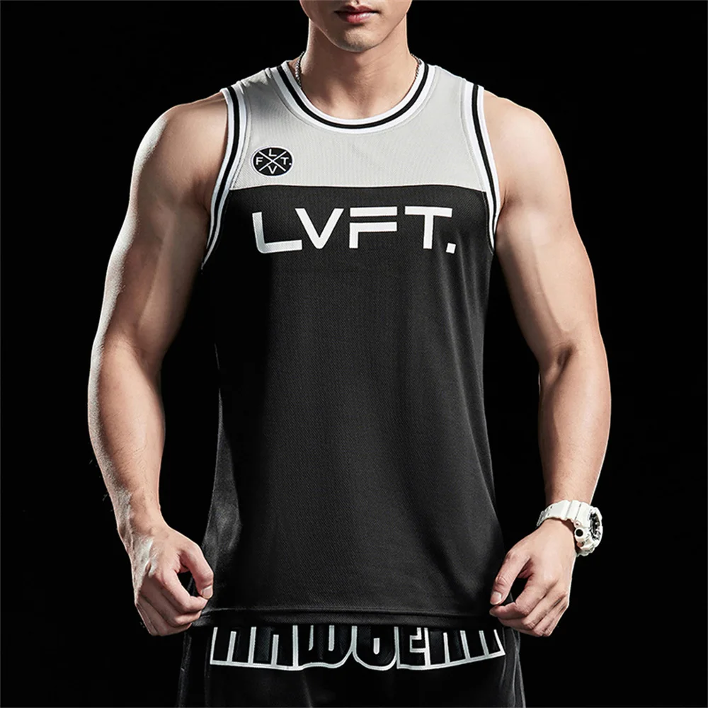 Brand NEW Gym Men Running Vest Workout Sleeveless Shirt Tank Top Bodybuilding Fitness Sport Fitwear Basketball Vests Muscle Men