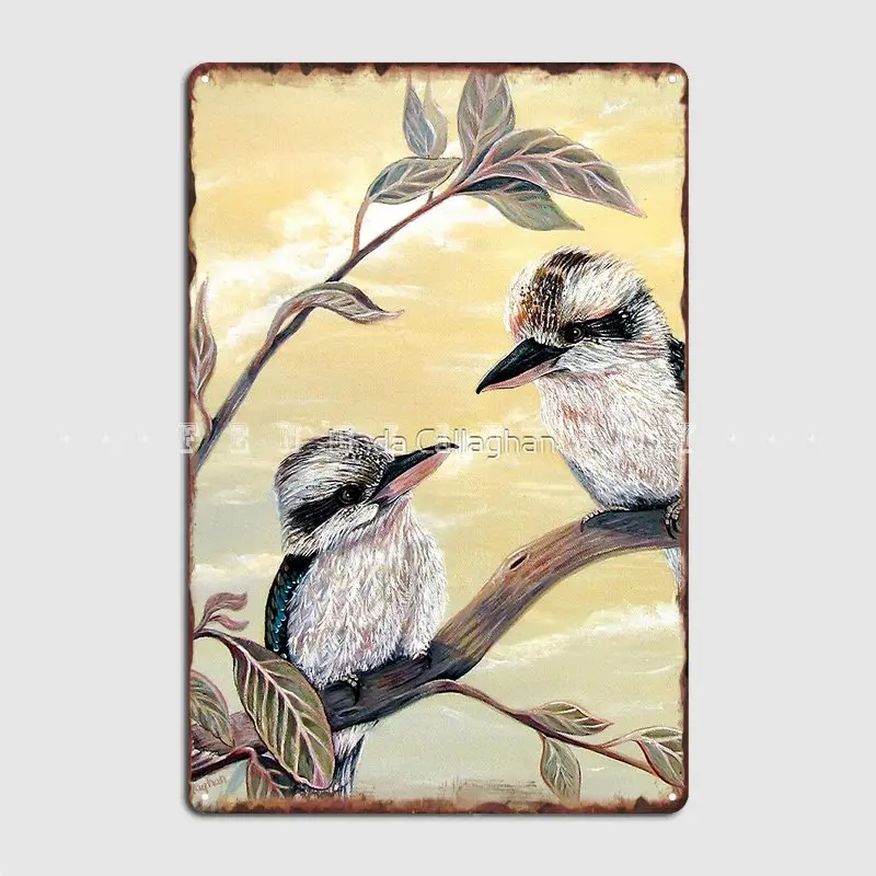 Kookaburra Magic Metal Sign Pub Kitchen Create Plaques Tin Sign Posters