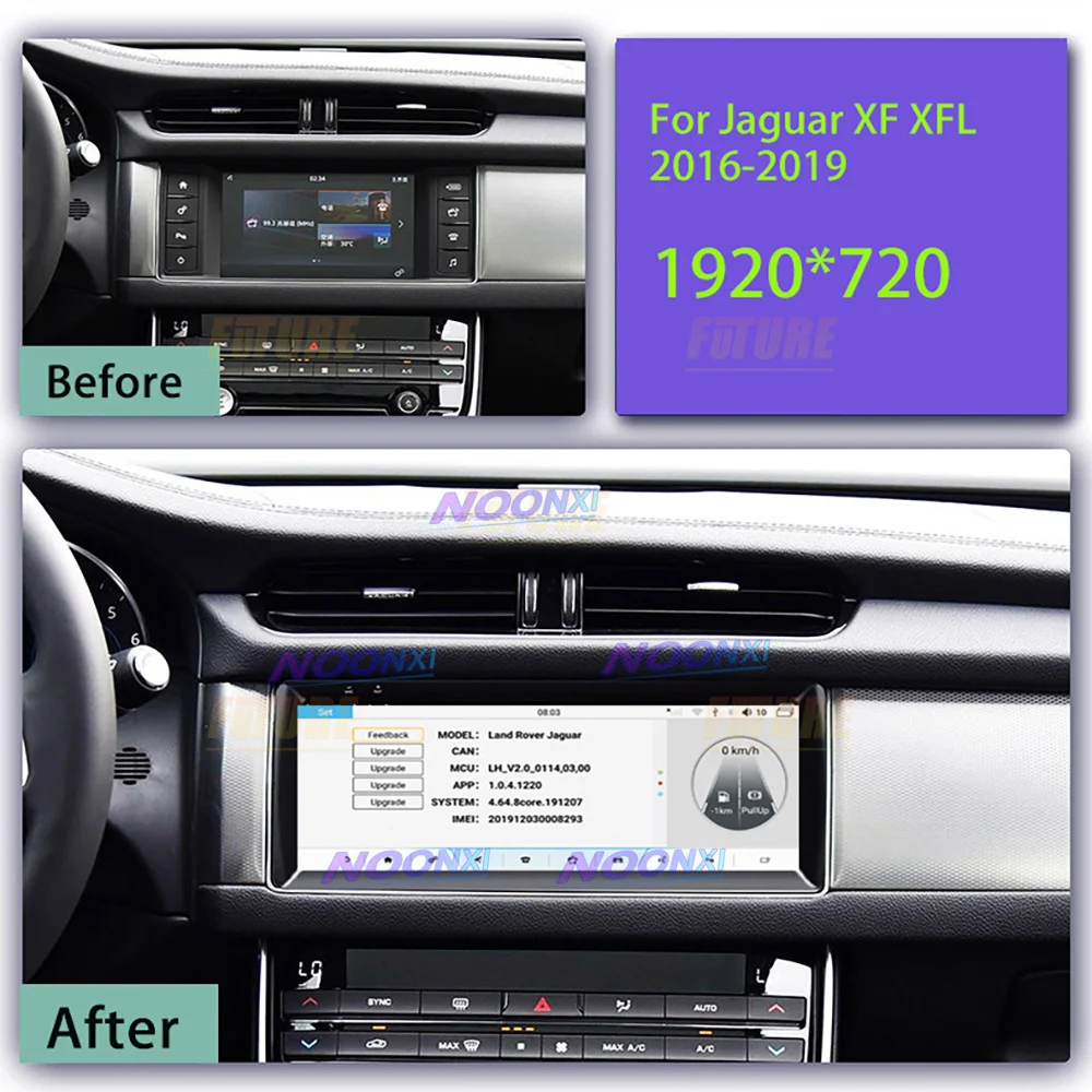 10.25'' IPS Touch Screen 128GB For Jaguar XF XFL XEL X260 GPS Car Navigation Carplay Multimedia Video Stereo Player Radio Audio