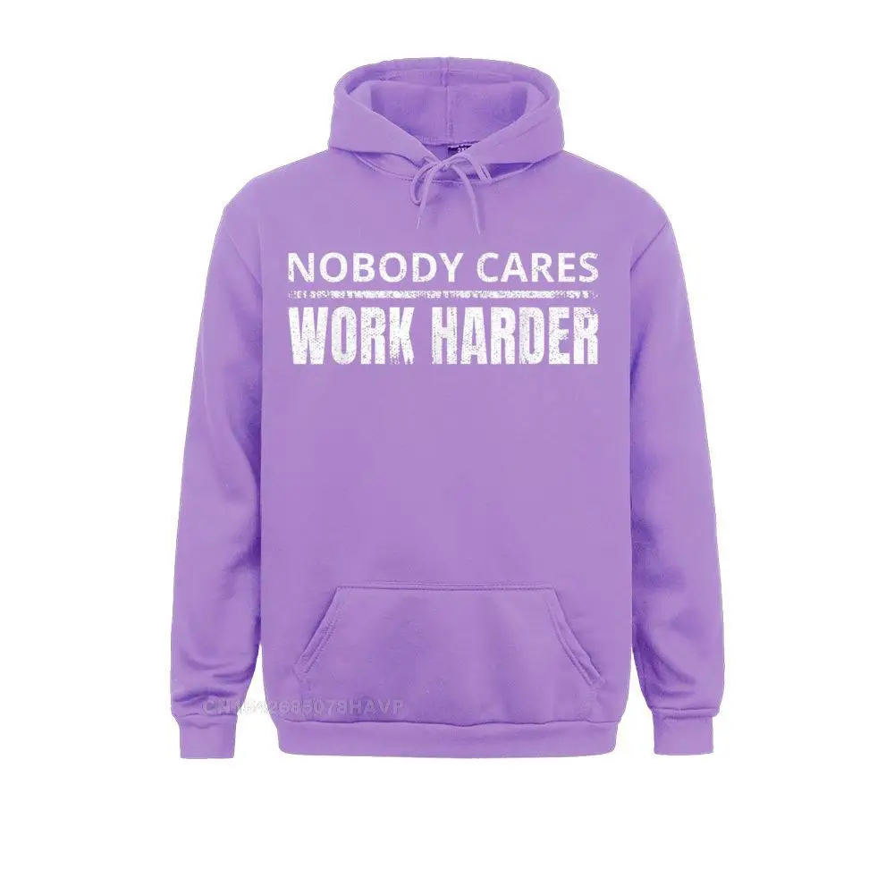 Nobody Cares Work Harder Funny Workout Fitness Hoodie 2021 New Fashion Women Sweatshirts Long Sleeve Hoodies Hoods