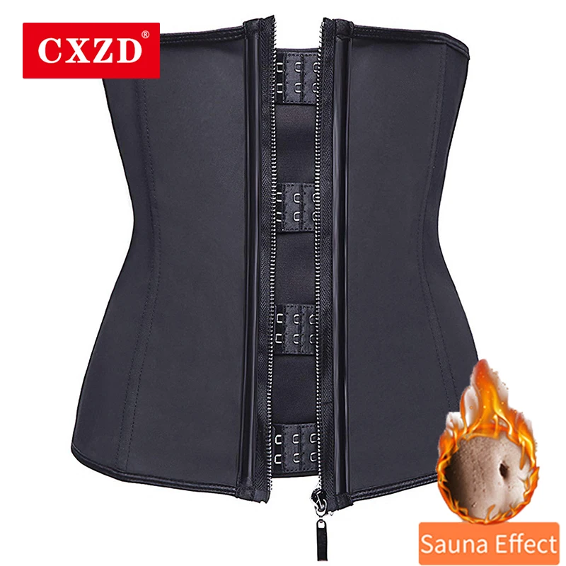 CXZD donne cerniera vita Trainer Shaper modellazione cinghie corsetti Cincher sottoseno Body Shapewear guaina dimagrante cintura pancia