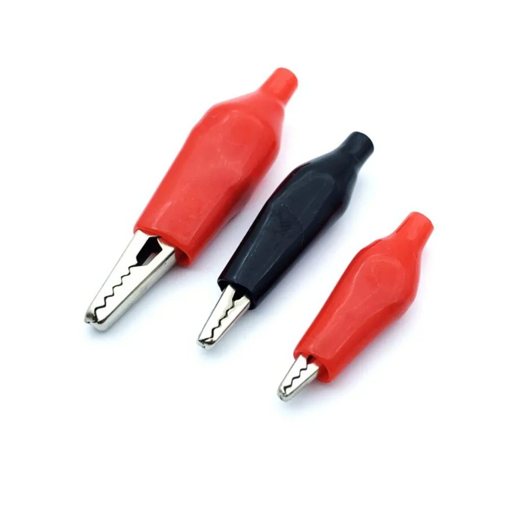 100PCS/1LOT Power Test Alligator Clip Small/Mid/Big