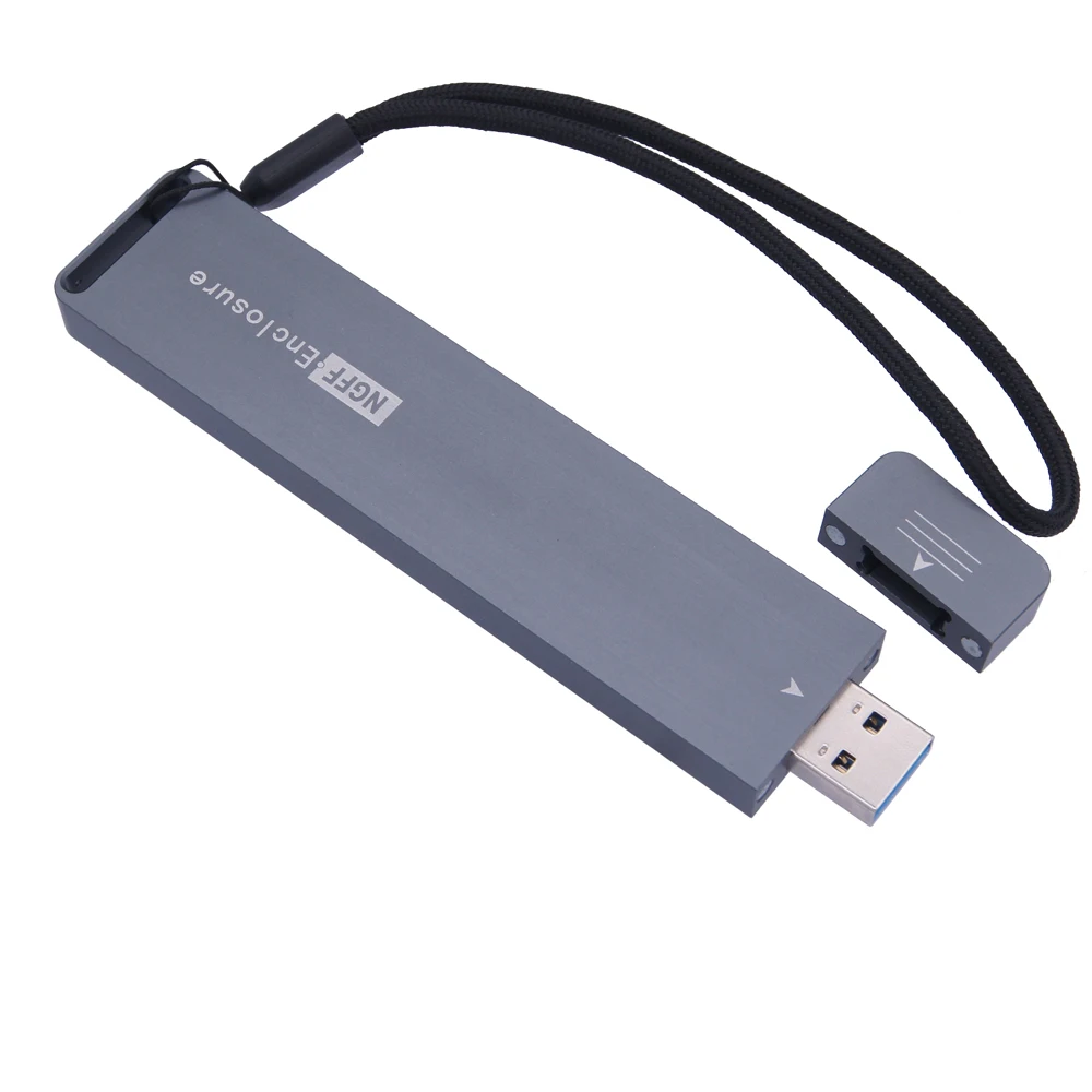 Корпус M2 SSD, Футляр NVME M.2 для USB TYPE-A 3,1, адаптер SSD для NVME PCIE M Key NGFF SATA B Key, коробка для диска M.2 SSD, чехол