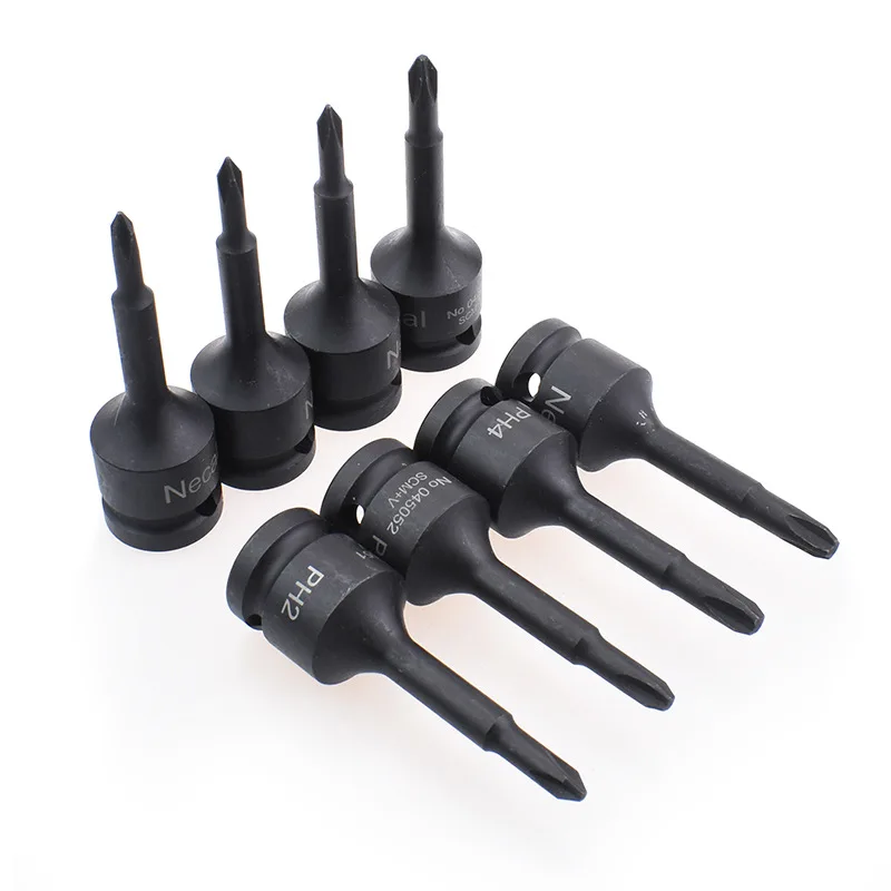Imagem -05 - Adaptador de Chave de Impacto Phillips Peça 78 mm de Comprimento Polegadas para Ferramentas de Chave de Fenda Ph1 Ph2 Ph3 Ph4