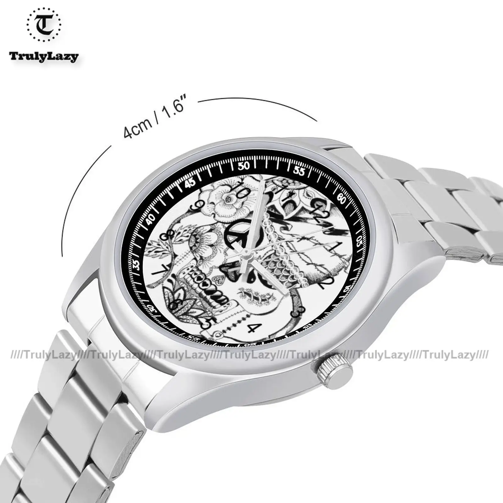 Mexican Skull Quartz Watch Fitness Aesthetic Wrist Watch Stainless Photo Cheap Girl Wristwatch