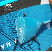 AQUA MARINA Upgrade Semi Carbon Fiber Paddle Ultralight 950g Adjustable 3-section Rowing Oars Canoe Accessories Rubber Handle