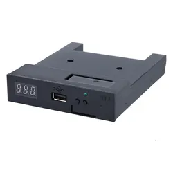 Siyah SFR1M44-U100K 5V 3.5 1.44MB 1000 disket Disk sürücüsü USB emülatörü simülasyon müzikal Keyboad için basit fiş